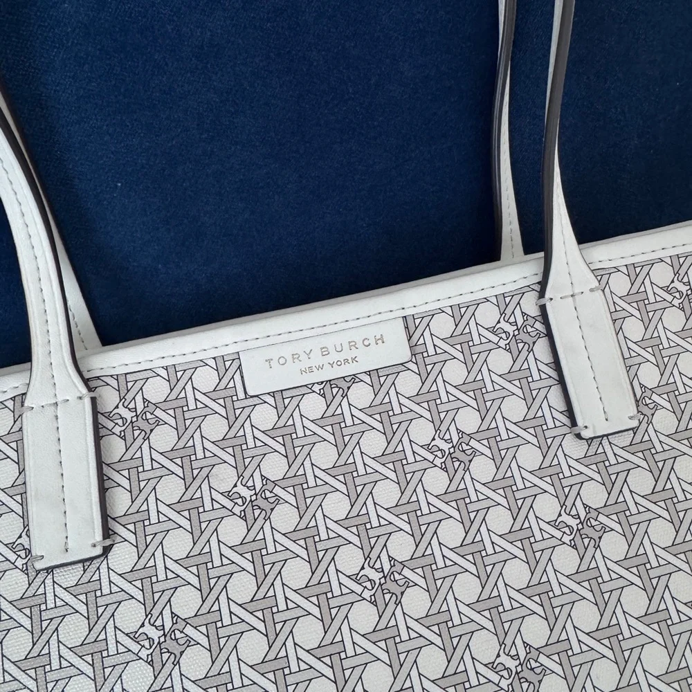 Tory Burch‎ small Ever-Ready tote bag ivory white